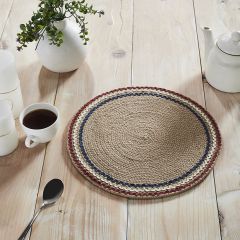 Classic Americana Farmhouse Round Placemat