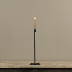Classic Black Metal Taper Candle Holder 16.25 Inch