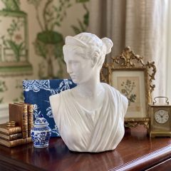Classic Ceramic Female Bust Statue