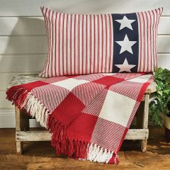 Classic Check Fringed Throw Blanket