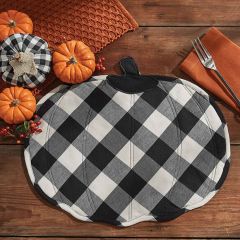 Classic Check Pumpkin Placemat