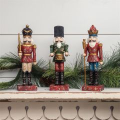 Classic Christmas Nutcracker Set of 3