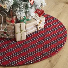 Classic Christmas Tartan Plaid Tree Skirt