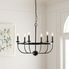 Classic Contemporary 6 Light Chandelier