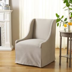 Classic Contemporary Slip Cover Armchair
