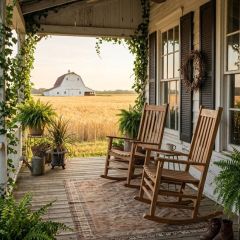 Classic Cottage Farmhouse Rocking Chair