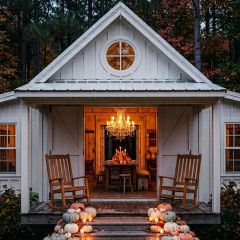 Classic Cottage Farmhouse Rocking Chair Natural