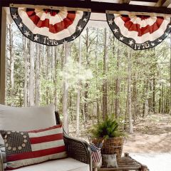 Classic Country Americana 1776 USA Bunting Flag