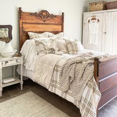 Classic Country Wheat Plaid Coverlet