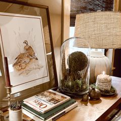 Classic Display Cloche With Wood Base