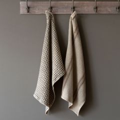 Classic Farmhouse Dish Towels Taupe Set of 2