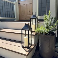 Classic Farmhouse Outdoor Lantern Set of 2