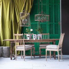Classic Farmhouse Pine Dining Table