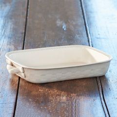 Classic Farmhouse Rectangle Stoneware Baker