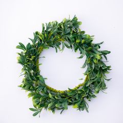 Classic Faux Boxwood Wreath