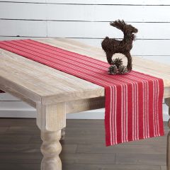 Classic Holiday Striped Table Runner