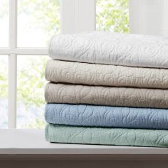 Classic Quilted Throw Blanket