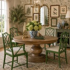 Classic Round Pedestal Dining Table