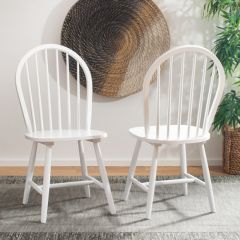 Classic Spindle Back Farmhouse Dining Chair Set of 2