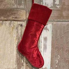 Classic Velvet Christmas Stocking