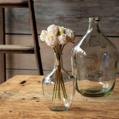 Classic White Dried Rose Bouquet Set of 2