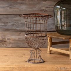 Classic Woven Metal Urn