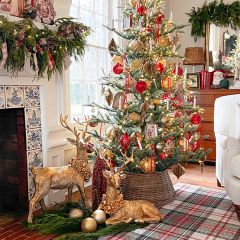 Classic Woven Rattan Tree Collar