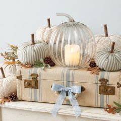 Clear Glass Pumpkin Cloche
