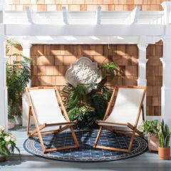 Coastal Chic Folding Sling Chair Set of 2