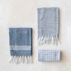 Coastal Cottage Cotton Tea Towel Set of 3