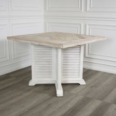 Coastal Cottage Square Dining Table