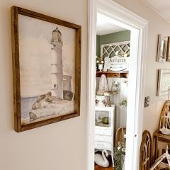 Coastal Lighthouse Canvas Print Wall Art
