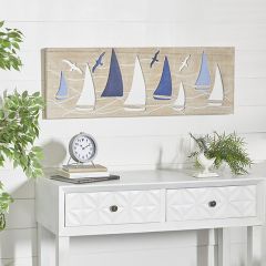 Coastal Sailboats Wall Decor