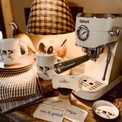 Coffee Themed Mini Primitive Flash Card Set of 8
