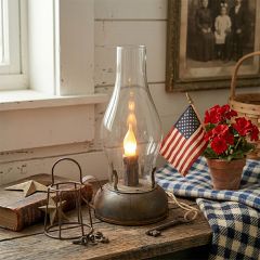 Colonial Style Library Lantern with Timer