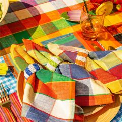 Color Pop Beaded Napkin Ring Set of 6