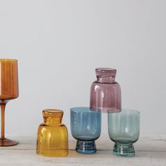 Colorful Tints Water Glass Set of 4