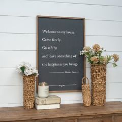 Come Freely Go Safely Framed Wall Sign