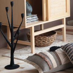 Contemporary Cast Iron Candelabra