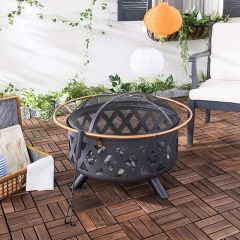 Contemporary Farmhouse Fire Pit