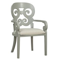 Contemporary Gray Bolero Chair