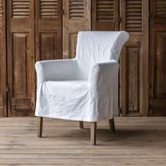Contemporary Slip Covered Chair