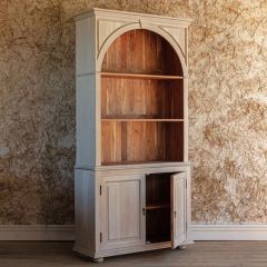 Contrast Painted Arch Cabinet