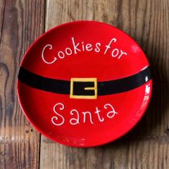 Cookies For Santa Plate
