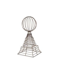 Copper Finish Wire Finial Topiary Frame
