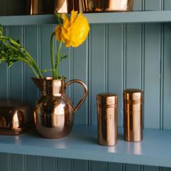 Copper Pantry Salt and Pepper Shaker Set