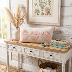 Coral Cove Seashell Lumbar Pillow
