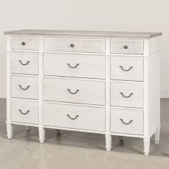 Cottage Bungalow 12 Drawer Dresser