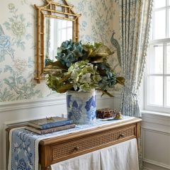 Cottage Chinoiserie Hydrangea Arrangement