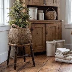 Cottage Classics Handled Seagrass Storage Basket